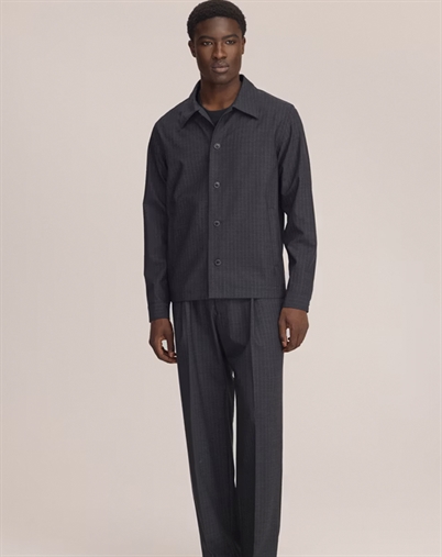NN.07 - Zander Blazer - Dark Grey Stripe